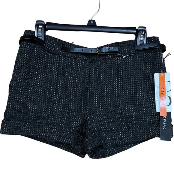 CLEARANCE Dalia Collection City Fit Lower Rise Wool Blend Lined Shorts Sz 2 - Picture 1 of 12